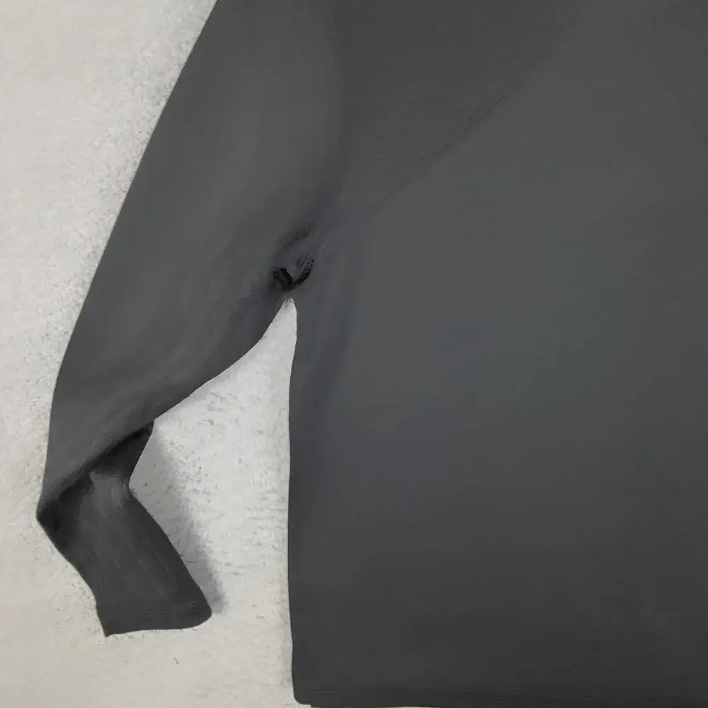 Nike Golf 1/4 Zip Pullover Mens Medium Black Embroidered Sequoyah Athletic EUC